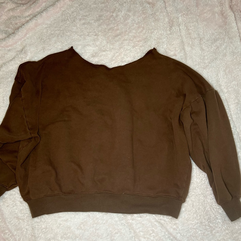 Newport Beach Off The Shoulder Crewneck